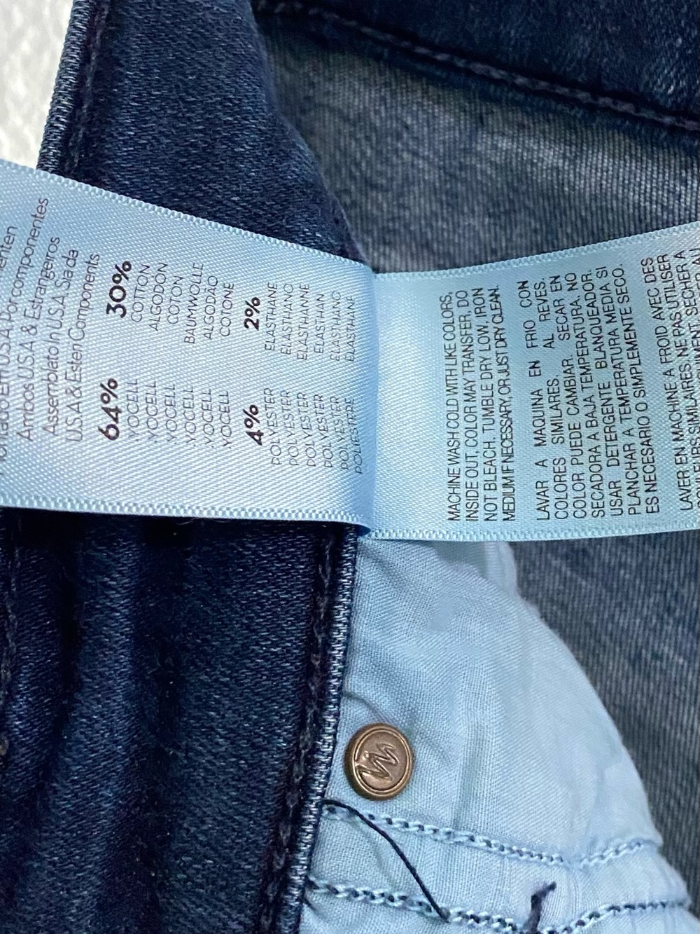 MOTHER Stunner Ankle Step Fray Jeans 28 Dark A Trip Down Memory Lane Slim Crop - Picture 14 of 15